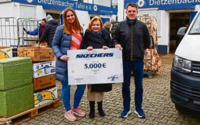 5000 Euro für die Tafel Dietzenbach von der Skechers GmbH
